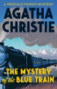 Book cover for "The mystery of the blue train".